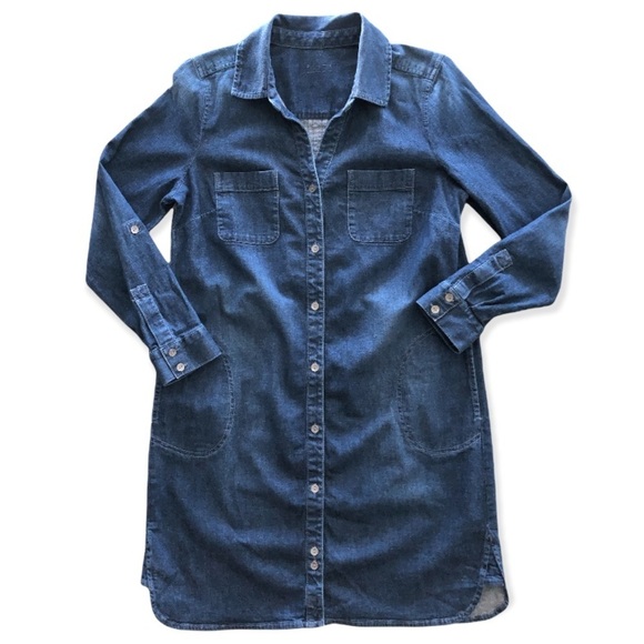 Dresses & Skirts - Long Sleeve Jean Dress